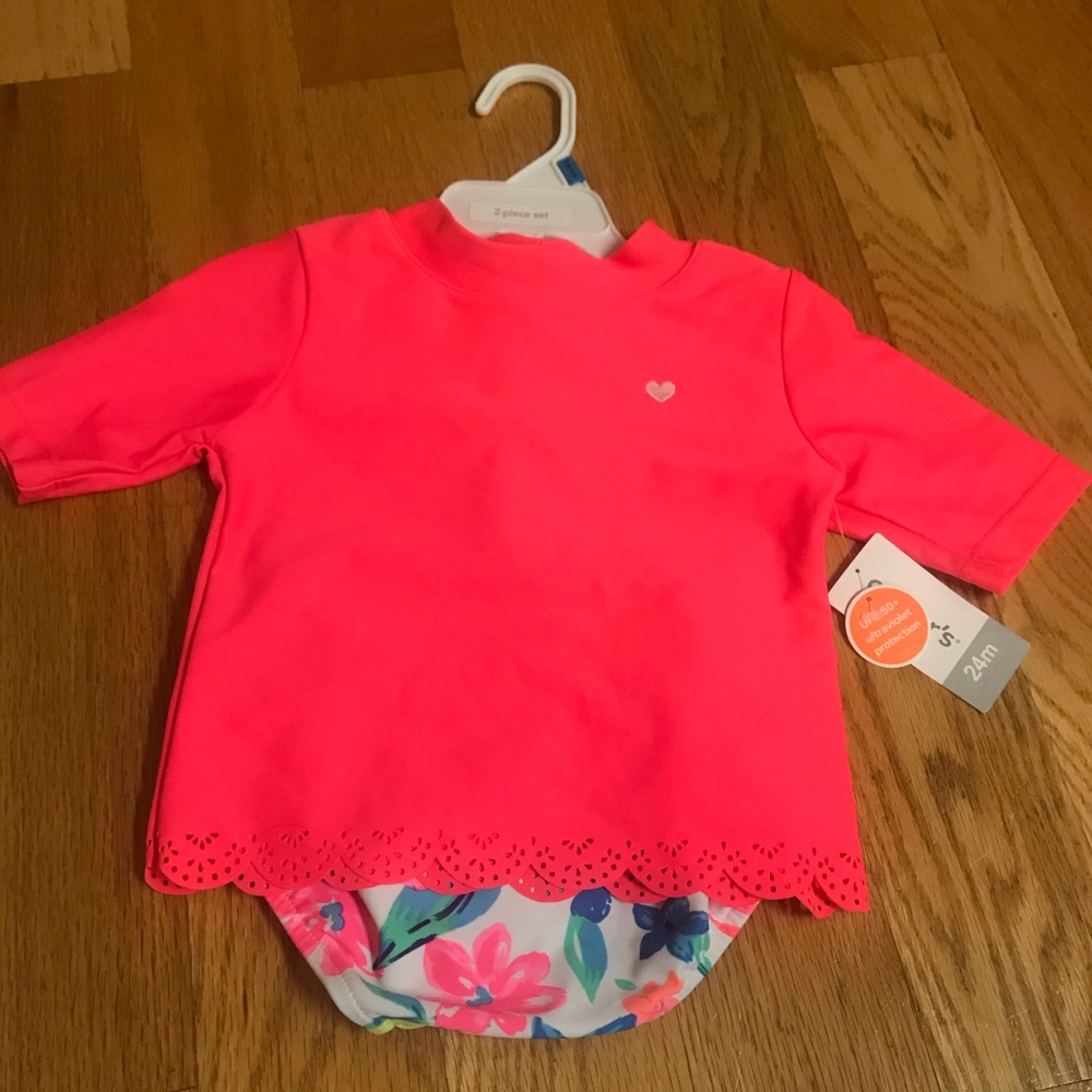 NWT Pink Carters Swimsuit